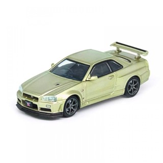 Inno64 IN64-R34VS-MJADE 1/64 NISSAN SKYLINE GTR R34 V-SPEC II NÜR MILLENNIUM JADE DIECAST SCALE MODEL CAR