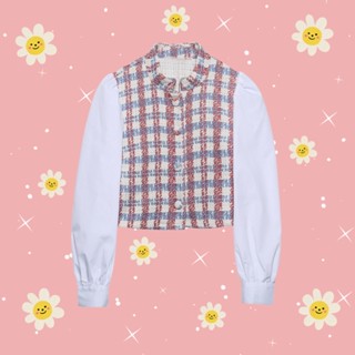 [𝗣𝗥𝗘-𝗢𝗥𝗗𝗘𝗥] 🧶 Cotton knit shirt เสื้อคอปกแขนยาวแต่งผ้าถัก