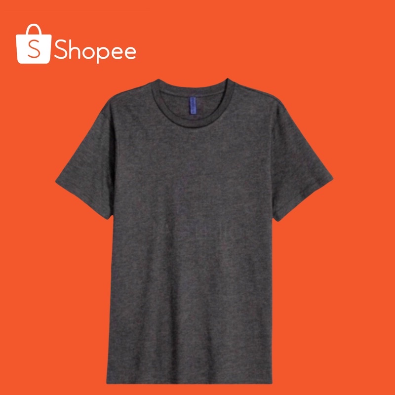 ⚡️F23-2⚡️เสื้อยืดคอกลมปักตัวอักษร สีพื้น12สี