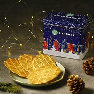 (sold) 🇹🇼 Starbucks Taiwan สตาร์บัคส์ไต้หวัน Butter Crips ขนมวันคริสมาสต์ Christmas 2022