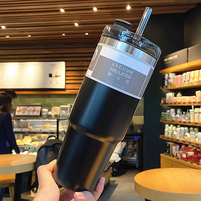 แก้วเก็บความเย็น 30oz 890ml สแตนเลสแท้ รับประกันไอน้ำไม่เกาะแก้ว ขนาด 30ออนซ์ พร้อมส่งจากไทย สินค้าจริง รูปสุดท้าย
