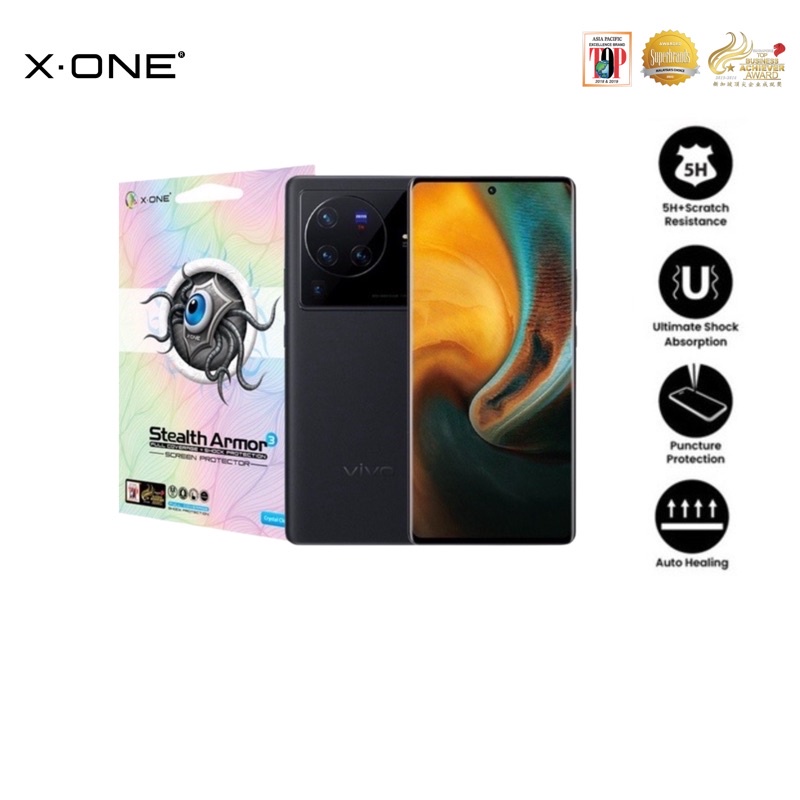 XDOne Stealth Armor 3 ตัวป้องกันหน้าจอสําหรับ Vivo X90/X90 Pro/X80/X80 Pro/X70/X70 Pro