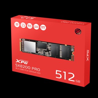 XPG SX8200 Pro SSD Memory (เอสเอสดี) ความจุ 256/512GB PCIe Gen3x4 M.2 2280 R3500/W3000MB/s