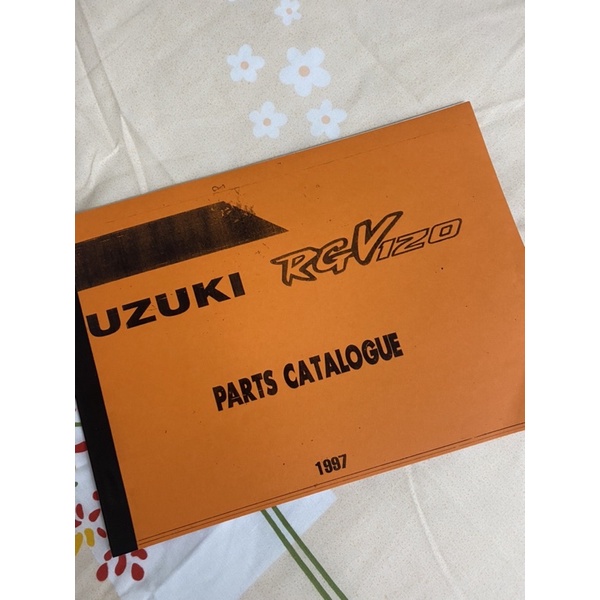 อะไหล่แคตตาล็อก สําหรับ Suzuki RGV Buku Part Katalog RGV120