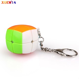 T8 Qiyi Magic Cube 2x2 พวงกุญแจรูบิคปริศนา ของเล่นสําหรับเด็ก