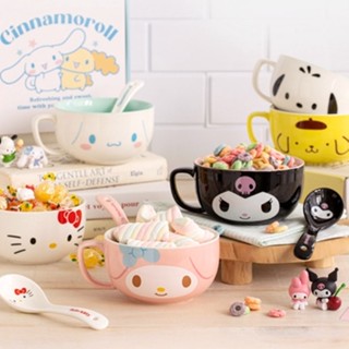 ( พร้อมส่ง ) Sanrio Cereal Bowl Spoon Set ชุดชาม+ช้อน