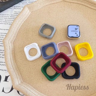 🔥พร้อมส่ง Case watch 8 7 se 6 5 4 3 2 1 Silicon เคส สําหรับ watch 7 6 5 4 3 2 1 เคส smartwatch 38/40/41/42/44/45mm