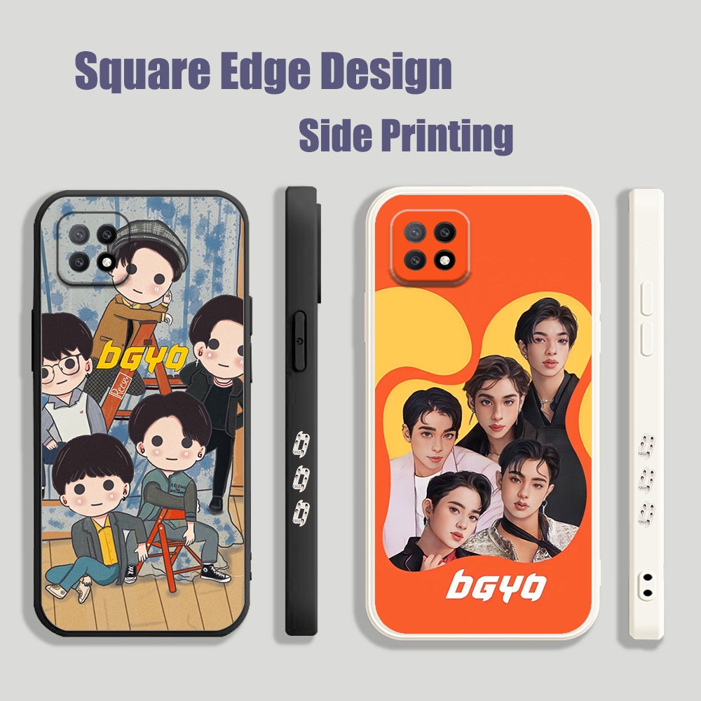 ปลอกสําหรับ OPPO A8 A31 A1K F9 Pro A52 A72 A92 A59 F1S A7X A71 BGYO boy group Fan Art WZH09 เคสโทรศั