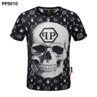 9010 PP bear เสื้อยืดแขนสั้น แฟชั่นผู้ชาย