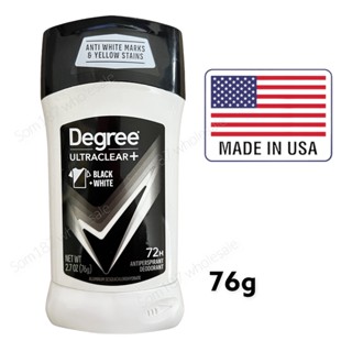 Degree Men UltraClear Black+White Antiperspirant Deodorant Stick 76gโรลออนระงับกลิ่นกาย สำหรับผู้ชาย