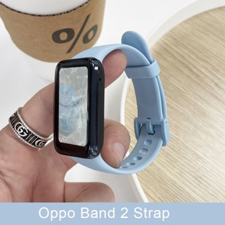 สายนาฬิกาข้อมือซิลิโคน สไตล์แฟชั่น อุปกรณ์เสริม สําหรับ Oppo Watch Band 2 Band2