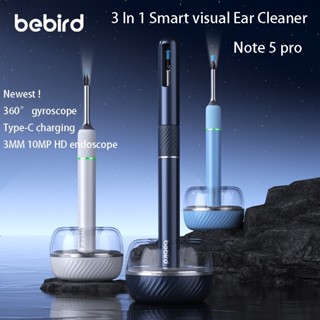 Bebird Note 5 PRO ไม้แคะหูอัจฉริยะ 360 องศา° ไม้แคะหู ไจโรสโคป ขนาดเล็ก สําหรับทําความสะอาดหู