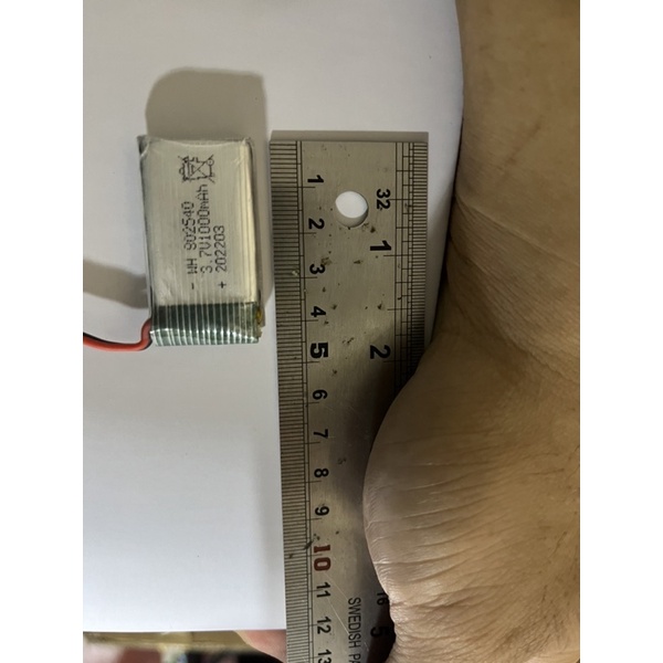 แบตเตอรี่สำรองโดรนX52HD&โดรนไซด์กลางขนาดและความจุ 3.7V 800mah แบตลิโพสองสาย