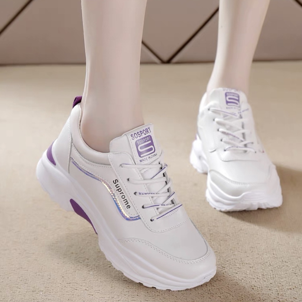 Katoshop💥พร้อมส่ง🇹🇭 𝐵𝓁𝒾𝓃𝓀 รองเท้าผ้าใบผู้หญิง โฮโลแกรม เล่นแสงวิ้งๆ สไตล์เกาหลี สวยมาก size36-41 แนะนำเผื่อ+1ไซส์