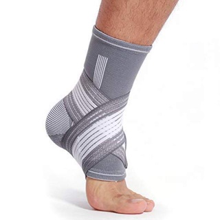 Jingba ankle support ผ้าสวมซัพพอร์ต ข้อเท้า ลดปวดกล้ามเนื้อ  -1 กล่องบรรจุ 1 ชิ้น