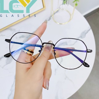 Lcyy2023 ใหม่ แว่นตาแฟชั่น ป้องกันแสงสีฟ้า สไตล์เกาหลีเรโทร สําหรับนักเรียน 75021