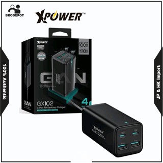 XPower GX102 100W PD 3.0/QC 3.0 GAN DESKTOP CHARGER Type-c USB charger