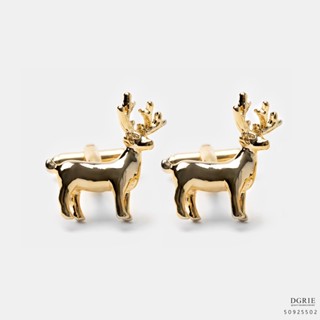 Gold Deer Cufflink-กระดุมข้อมือกวางทอง