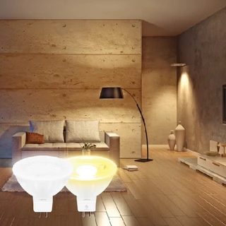 [แพ็คคู่] LAMPTAN หลอดไฟ LED MR16 220V 5W