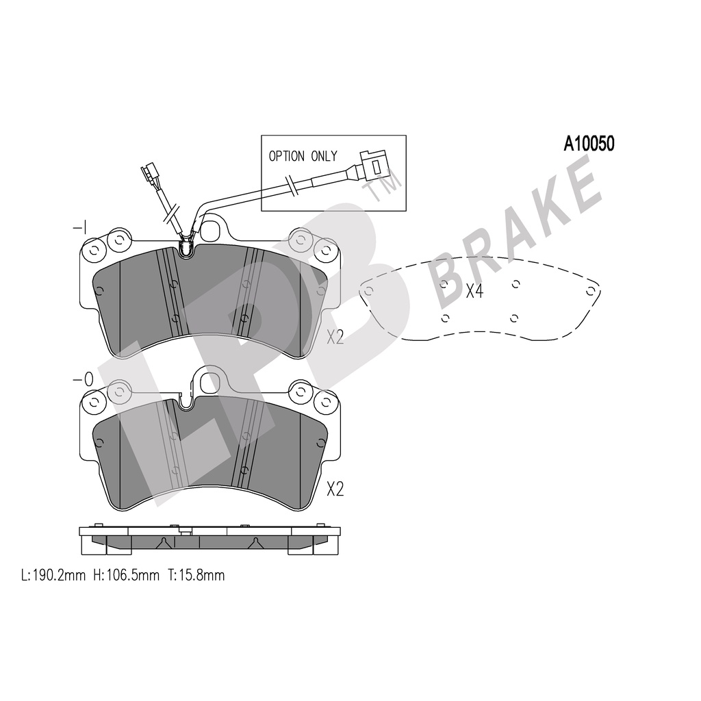 (FRONT) Audi Q7 4LB 3.0 TDI 07-15 Q7 4LB 3.0 TFSI Quattro 10-15 VW Volkswagen Touareg 7L 3.6 FSI LPB