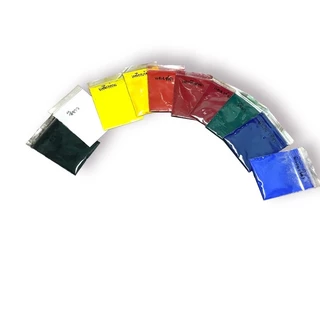 สีผง สีฝุ่น สีผงผสมเรซิ่น สีผสมเทียน สีผสมสไลม์ สีผสมงาน DIY งานปั้น งานฝีมือ ขนาด 1-5 กรัม มีเก็บเงินปลายทาง COD