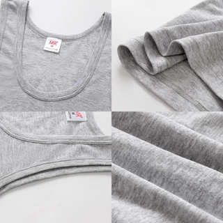 ผู้ชายผู้ใหญ่เสื้อกล้ามธรรมดา แขนกุด Cool Airy เสื้อกีฬายืดหยุ่นระบายอากาศ