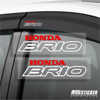 สติกเกอร์แปรผันรางน้ํา Honda Brio 1 ชุด มี 2 สติกเกอร์