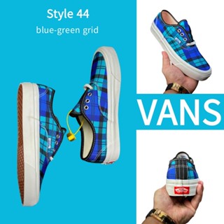 （ยิงจริง）Vans Style 44 ตารางนกเป็ดน้ำ ของแท้100%💯รองเท้าผ้าใบ รองเท้า รองเท้าวิ่ง รองเท้า Vans-1-4