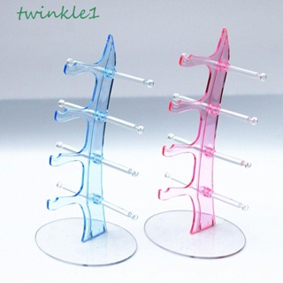 Twinkle1 ขาตั้งแว่นตา แบบใส อุปกรณ์เสริม สําหรับอ่านหนังสือ แว่นตากันแดด 5 คู่