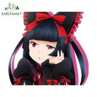 Earlfamily สติกเกอร์ ลายการ์ตูนอนิเมะ Rory Mercury JDM VAN ขนาด 13 ซม. X11.9 ซม. สําหรับตกแต่งหน้าต่างรถยนต์ Diy