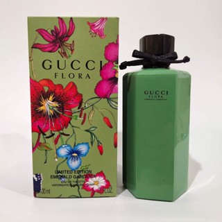 【ของแท้ 💯% 】⚡️ส่งฟรี 🚚 น้ำหอม Gucci Flora Limited Edition Emerald Gardenia EDT 100 ml. *กล่องขาย*