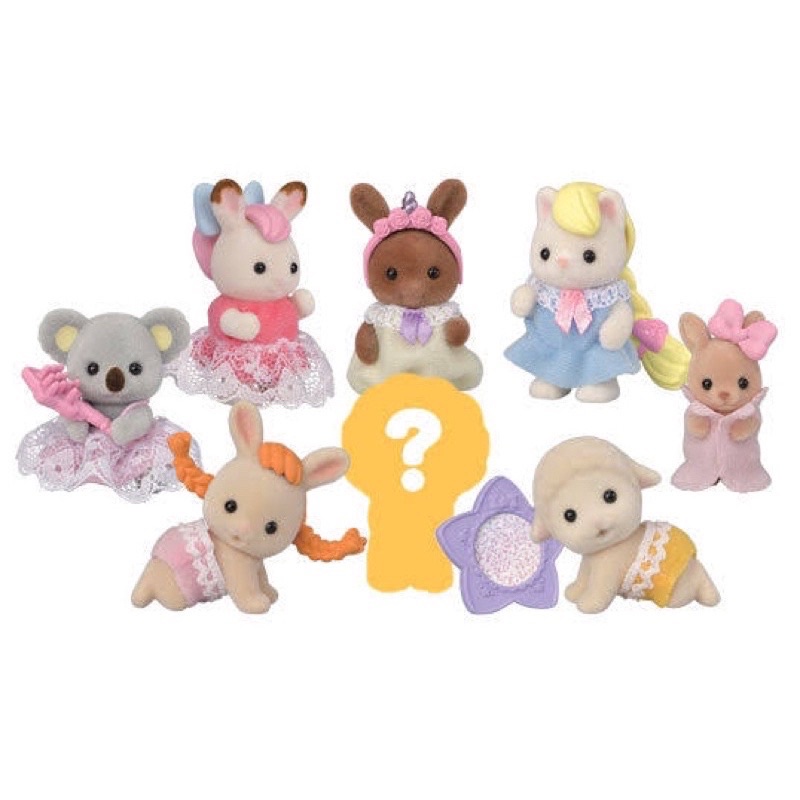 🌻ครบ 8แบบ 8 ซอง 🌻Sylvanian Baby Fun Hair Series blind bag Pony ซิลวาเนียน เบบี้ โพนี่ ซองสุ่ม มือ1