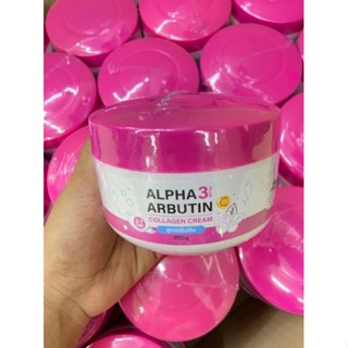 Alpha Arbutin Collagen Cream 3 Plus 350g. สูตรเข้มข้น