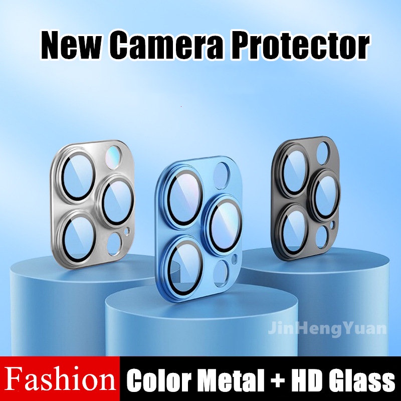 คลุมทั้งหมด HD โลหะกล้องเลนส์ป้องกันฟิล์มสําหรับ IPhone 14 13 12 11 Pro Max Mini 14plus Scratch Proof ฟิล์มกระจกนิรภัย