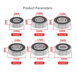 ลูกปืนดุมล้อ 608RS 6202RS อเนกประสงค์ สําหรับรถจักรยานเสือภูเขา