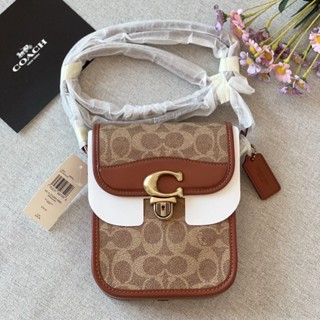 Coach Tall Studio Crossbody In Signature Canvas