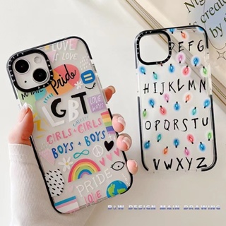 Casetify เคสโทรศัพท์มือถือ แบบนิ่ม สีพื้น สําหรับ iPhone14 13 12 Pro Max 11 Pro Max 14Plus