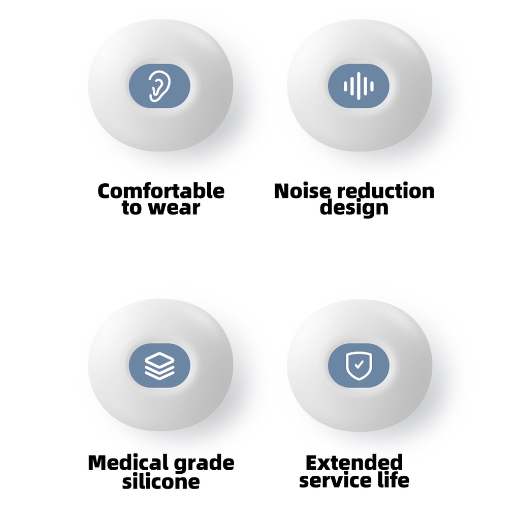 Fonken 1 คู่ซิลิโคนอ่อนนุ่มหูฟังหูฟังสําหรับ Air-pods Pro/Pro 2 Eartip หูหมวกเคล็ดลับ Earcap ปลั๊ก Pro2 อุปกรณ์เสริม