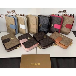 กระเป๋าสตางค์ COACH 🔥🔥Hi-end🔥🔥ใบกลาง 2 in 1 [เก็บโค้ดส่วนลด✅]