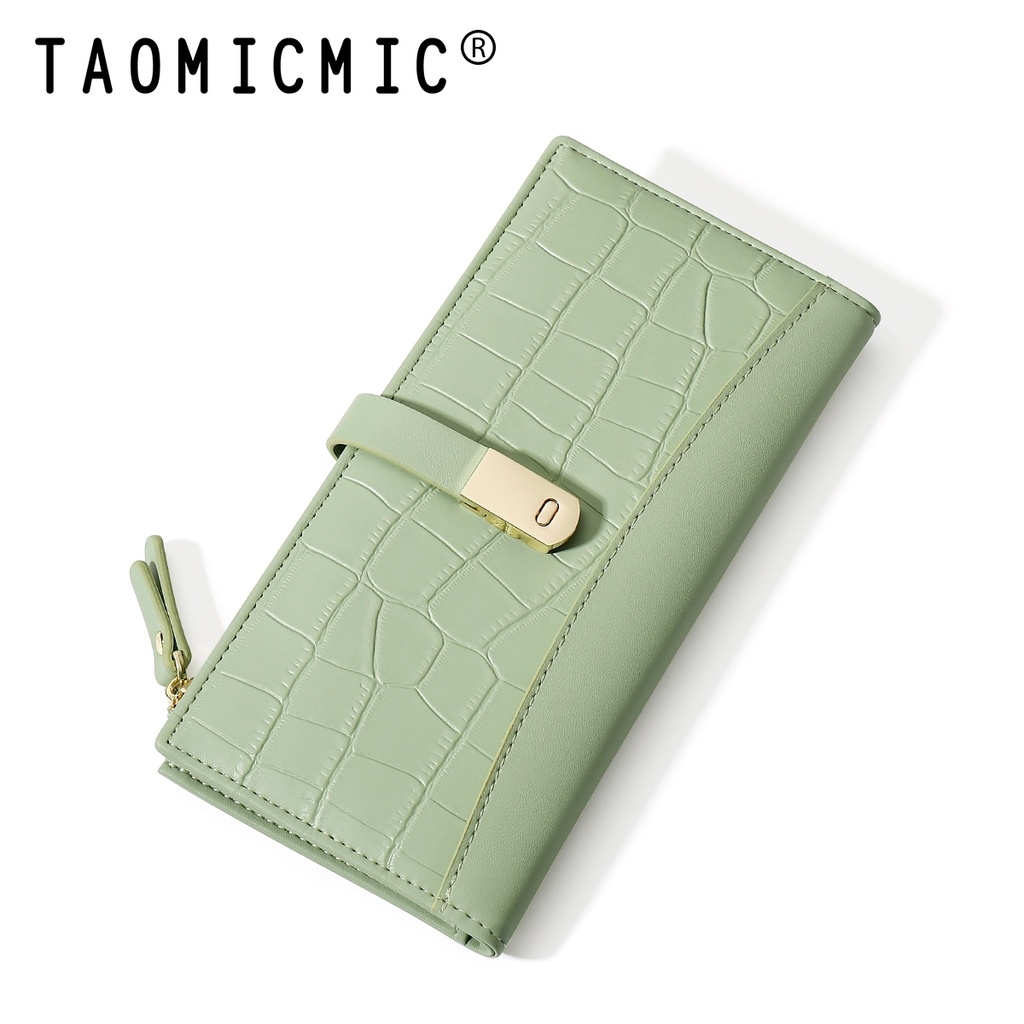Y8804 กระป๋าตังค์ใบยาวผู้หญิง  TAOMICMIC เบรนด์แท้ 100% แฟชั้นเกาหลี #0