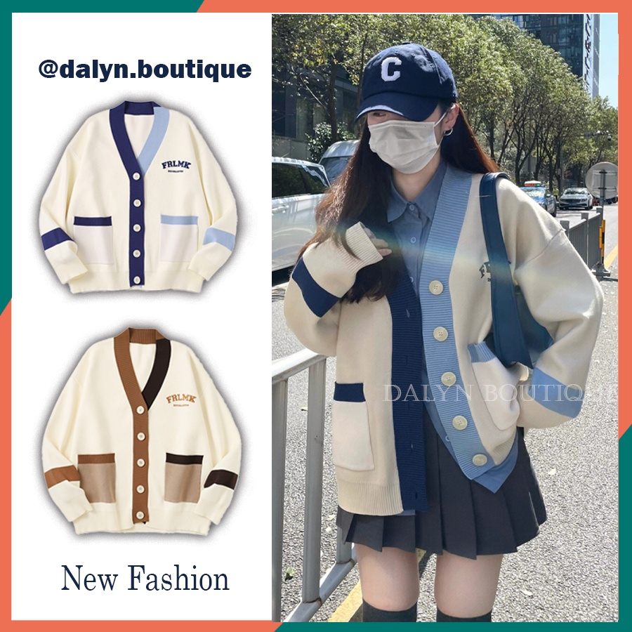 -(QC Product) Dalyn Wool Coat คาร์ดิแกนมีกระเป๋า Hottrend ขนสัตว์ทอหนาสไตล์เกาหลี - สินค้ากวางโจว