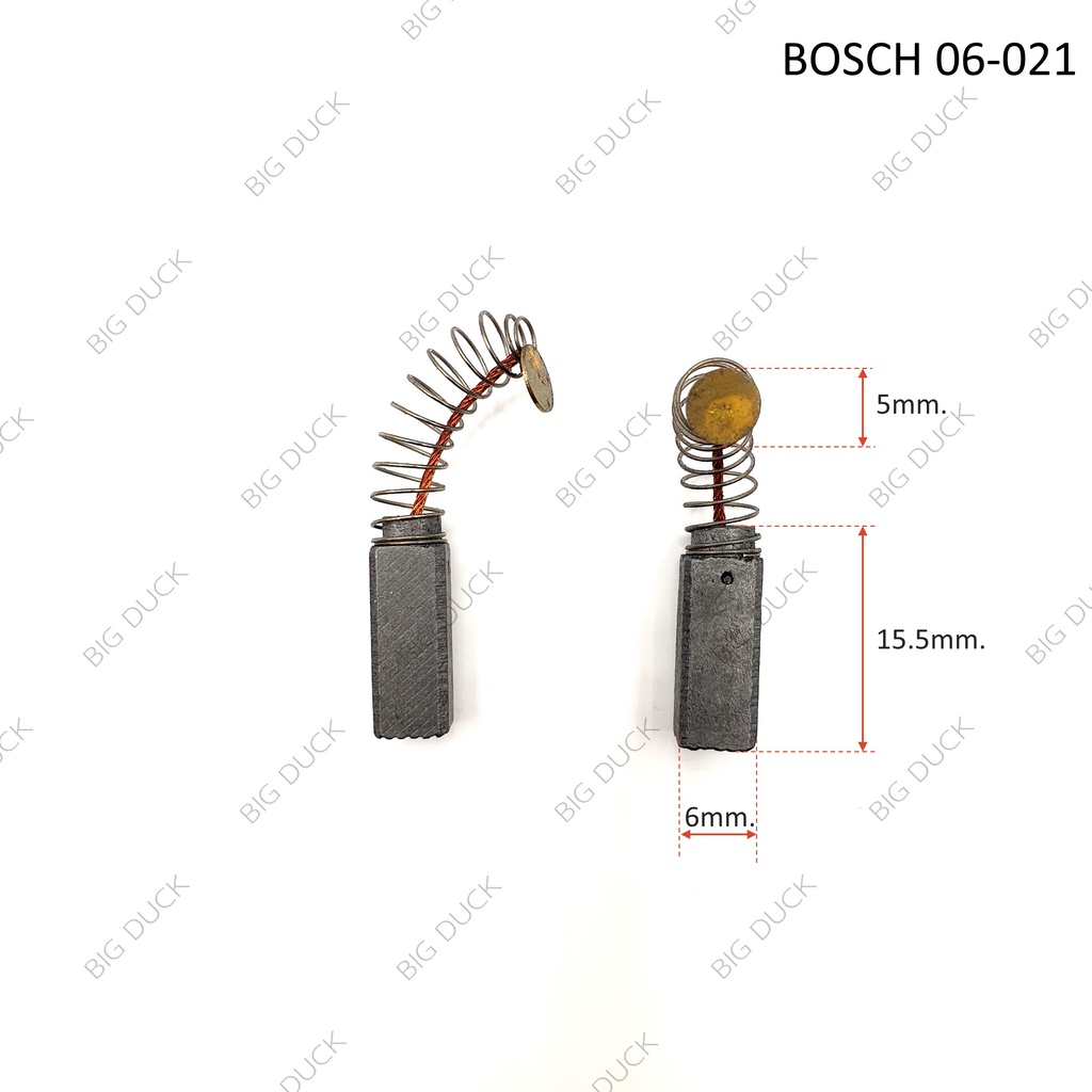แปรงถ่านออโต้คัต 06-021 GBM6 / GBM6RE / GBM450 / GBM450RE / GST65 / PST54 สว่าน จิ๊กซอว์ Bosch