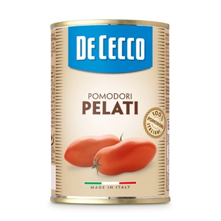 มะเขือเทศ โพโมโดรี เพลาตี้ - ดีเชคโก้, 400 กรัม Pomodori Pelati - De Cecco, 400 grs