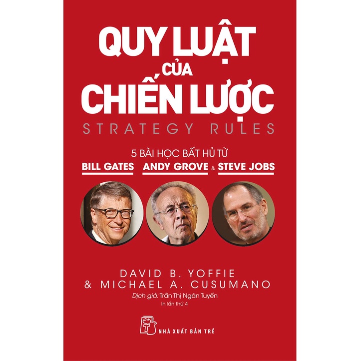 หนังสือ - กฎแห่งกลยุทธ์ ห้าบทเรียนอมตะจาก Bill Gates, Andy Grove และ Steve Jobs - สํานักพิมพ์ Tre