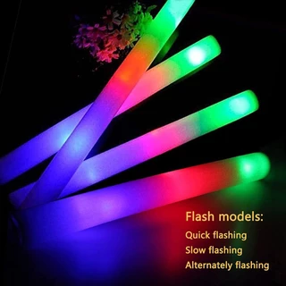 (พร้อมส่งในไทย) กระบอกโฟม LED แท่งโฟมคอนเสิร์ต ยาว47.5cm. (ปรับไฟได้3ระดับ) กระบอกโฟมเรืองแสง ไฟจัดงานปาร์ตี้ ไฟคอนเสิร์
