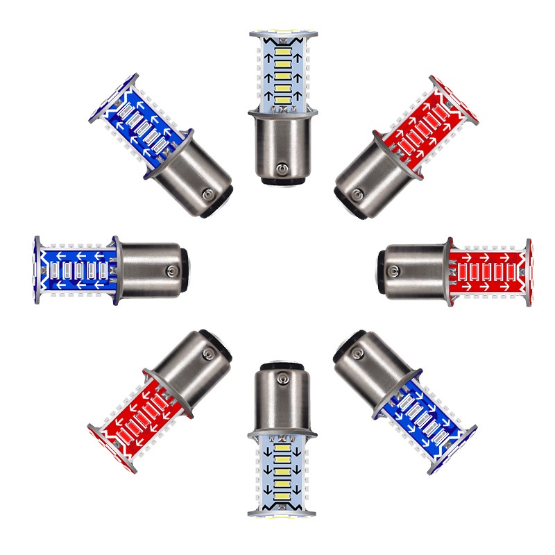 หลอดไฟเบรค ไฟท้าย LED (1ชิ้น ) ไฟกระพริบ สำหรับติดมอเตอร์ไซค์  หลอดไฟท้าย สว่างมาก（จัดส่งจากกรุงเทพ）