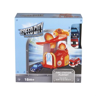 Toys R Us Speed City Junior สปีด ซิตี้ จูเนียร์ ชุดของเล่นสถานีดับเพลิง(925451)