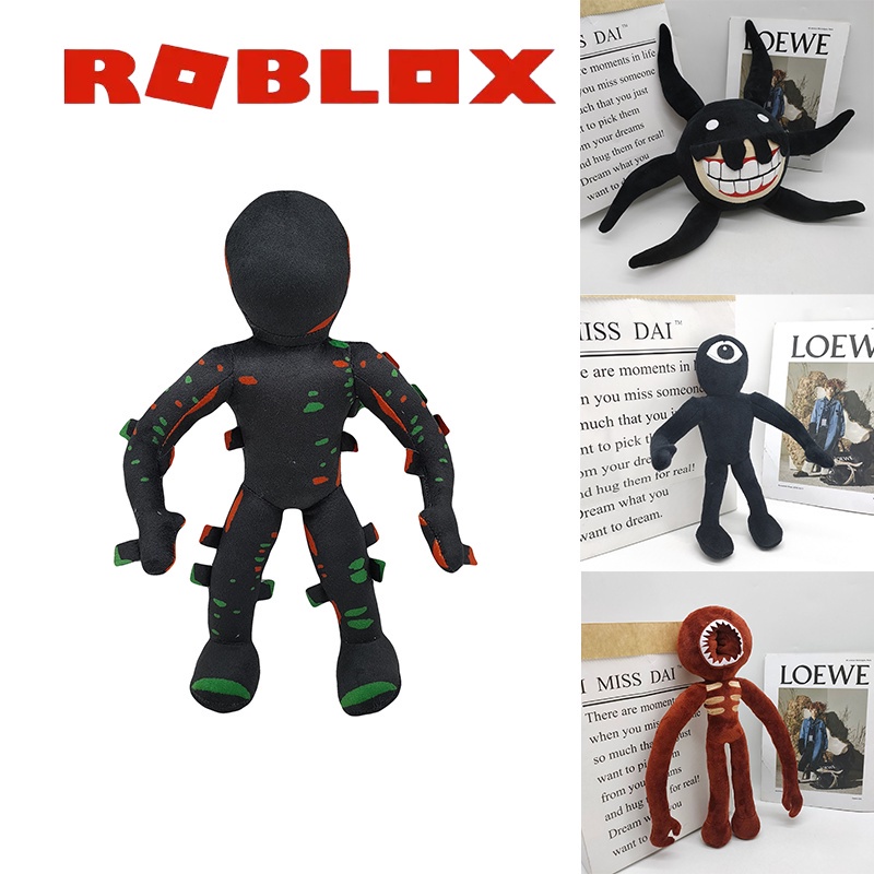 【Ready Stock】New Roblox Doors Rainbow Friends Robot One-eyed Plush Toy Soft Dolls Christmas Gift