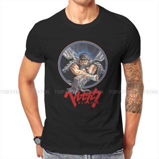 เสื้อยืดสีขาวผู้ชาย Berserk Guts Griffith-Camiseta de Manga Behelit para hombres, camiseta de Humor de francotirador, ca