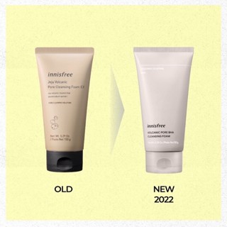 สูตรใหม่ 2022 innisfree Volcanic Pore BHA Cleansing Foam อินนิสฟรี  บีเอซเอ โฟมโวเคนิค